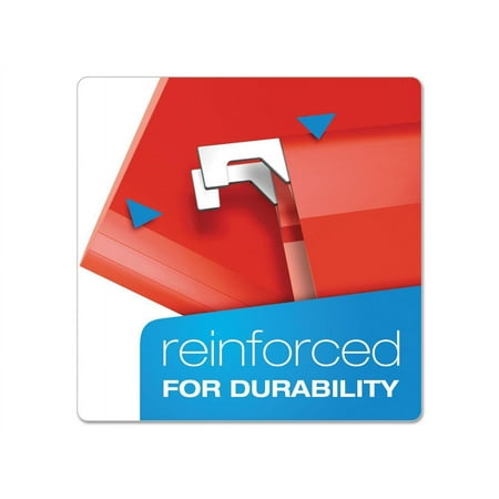Pendaflex Reinforced Hanging Folders 1/5 Tab Letter Violet 25/Box 415215VIO