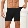 thumbnail image 7 of DARING DIVA Men's Elastic Waistband Soft Mid-Waisted Solid Underwear 34 Black, 7 of 7