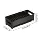 thumbnail image 3 of Soporte para esponjas del fregadero de la cocina | Organizador de plástico para bandejas de desagüe para dispensador de jabón, cepillos y esponjas | Blanco, Gris, Negro | 24x9,8x7,2cm | Drenaje, 3 of 6