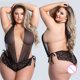 thumbnail image 2 of Body de encaje de talla grande para mujer, lencería Sexy, ropa de dormir, malla de encaje Floral, transparente, Catsuit, disfraz sexual erótico, 5XL, 2 of 5