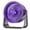 Purple, variant on Light Weight Quiet Portable Desk Fan with LED Night Light Home Desktop Fan