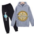 thumbnail image 3 of Conjunto de sudadera y pantalones con capucha de polar con estampado infantil de Palworld, conjunto deportivo de 2 piezas adecuado para conjuntos de niños y niñas, 3 of 5