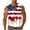 White#7, variant on cocolona 4th of July Patriotic Shirts for Men - Summer Button V Neck Tank Tops Independence Day America Flag T-shirts S-3XL