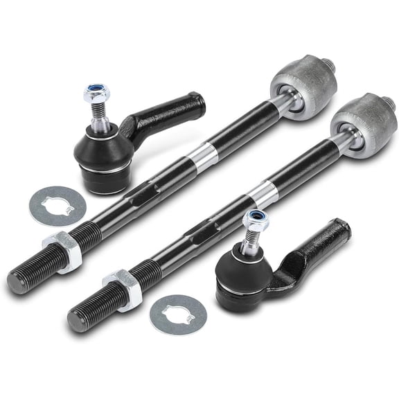 A-Premium Inner and Outer Tie Rod End Kit Compatible with Lincoln MKC 2015 2016 2017 2018 2019 4-PC Set
