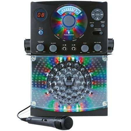 The Singing Machine SML385BTBK Bluetooth CD+G Karaoke System