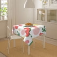 thumbnail image 6 of YFYANG Square Polyester Table Cloth, 54" x 54" Reusable Table Cover Kitchen Dining Room Cute Cartoon Mushroom Doodle Decorative Tablecloths for Tables of 2-4 People, 6 of 8