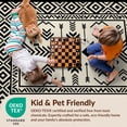 thumbnail image 4 of Design&I 8'x10' Ultra Soft Area Rug, Cream Boho Beige Border Geometric Motif Classroom Ivory Bordered None Fluffy Washable Non Shedding for Bedroom Living Room Under Sectional, 4 of 7