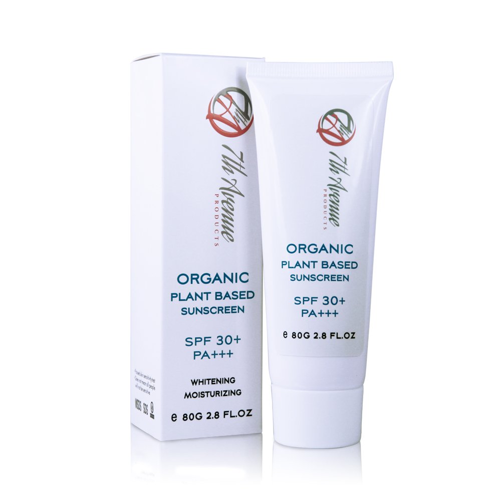 Natural Organic Mineral Zinc Oxide Sunscreen Plant Based