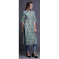 thumbnail image 3 of Bimba Viscose Santoon Kurta Summer Tunic Printed Straight KurtisForWomen, 3 of 5