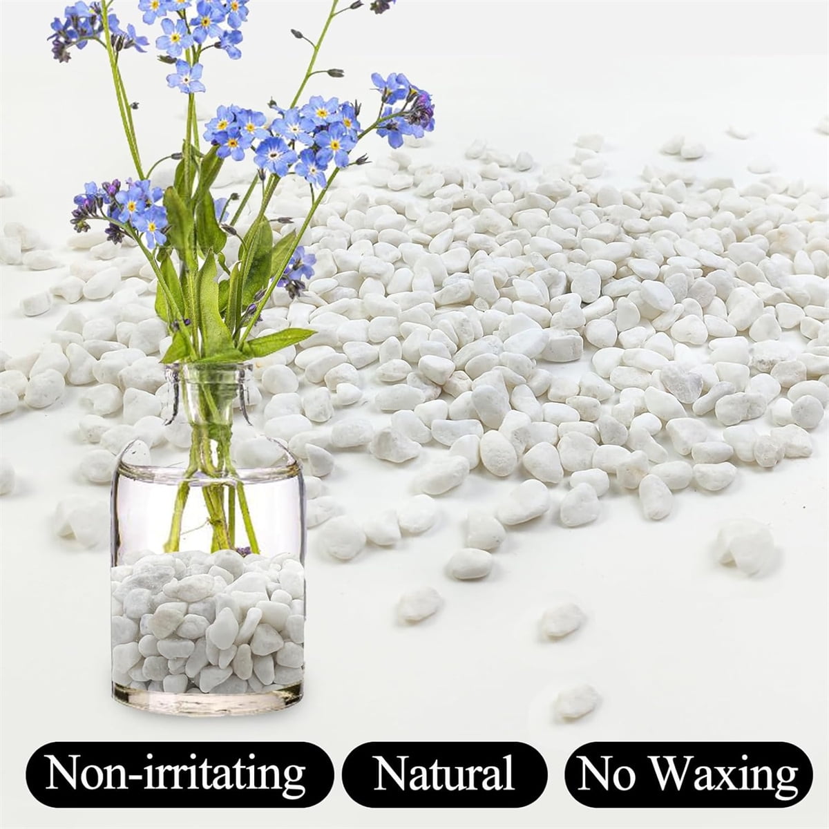 Perlite for Gardening,0.12-0.24"/3-6mm Potted Granular Gravel,Succulent Gravel,Perlite for Plants,Vases,Gardening,350g/0.77lb