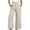 Silver, variant on Lindreshi Wide Leg Pants for Women Women's Casual Slim High Elastic Waist Color Sports Cotton and Linen Pants