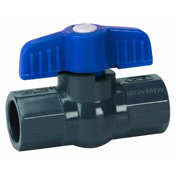 Homewerks Valve à Bille VBV-P80-E4B, Agenda PVC 80, x Solvant, 3/4 Pouce, 0.75 Pouce, Sans Couleur