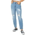 thumbnail image 3 of Celebrity Pink Juniors High Rise Slim Straight Jeans 27", 3 of 4
