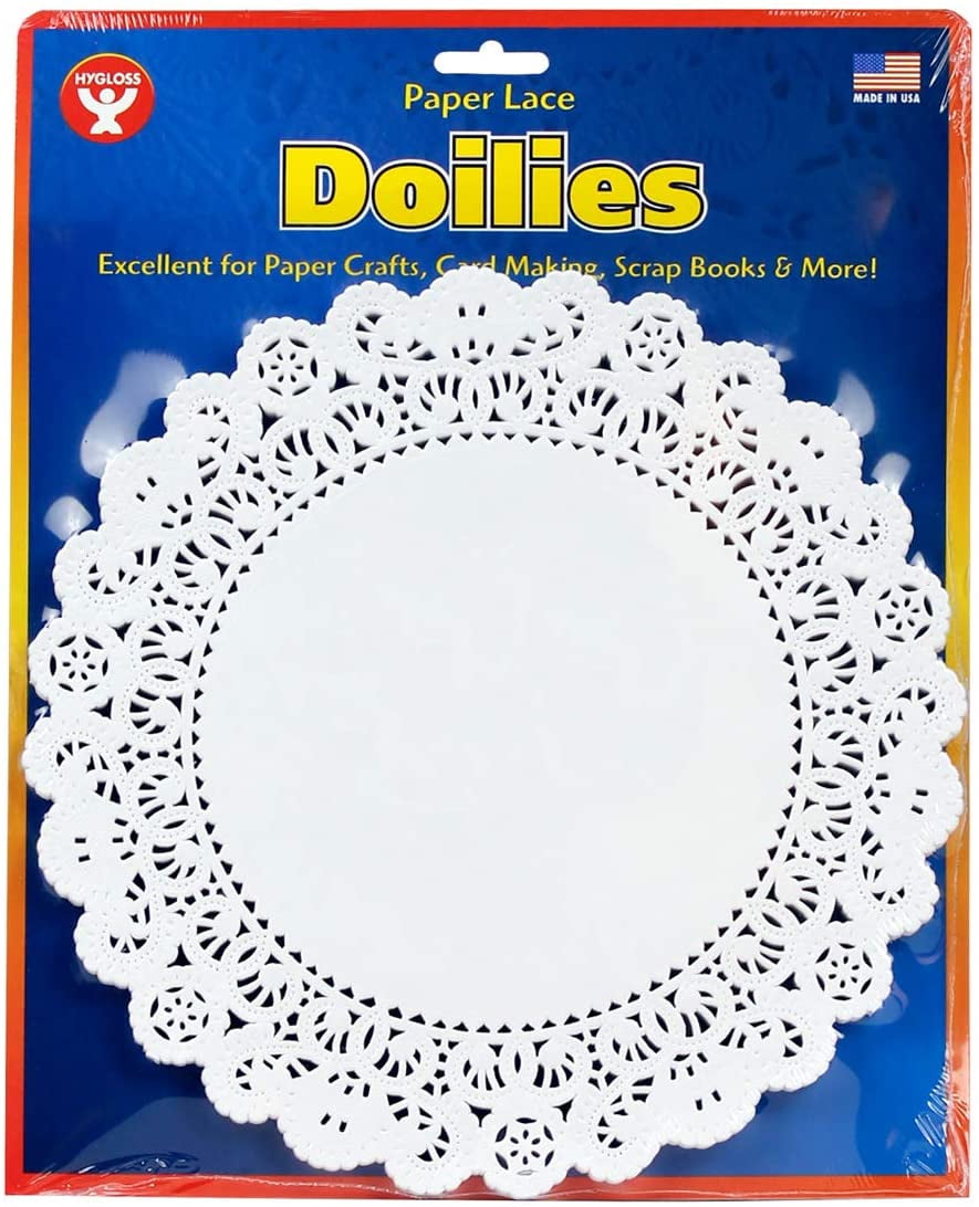 Pack of 30 Grease Proof 4-Inch Round White Lace Cake Plate Decorative Doilies 