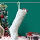 thumbnail image 1 of Calcetines navideños de punto de 45 cm para chimenea, ideales para colgar en la chimenea. Perfectos para niños, fiestas navideñas familiares. Calcetines grandes, decoración festiva navideña,, 1 of 6