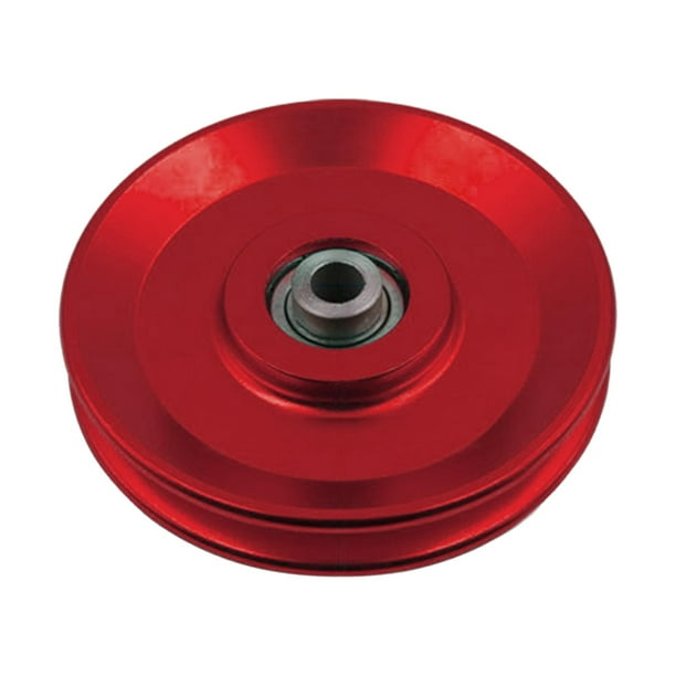 Polea de rodamiento de gimnasio de aleación de aluminio, Cable de rueda, pieza de equipo de Fitness, polea de 1 pieza 110 mm Zulema Polea para equipos de fitness
