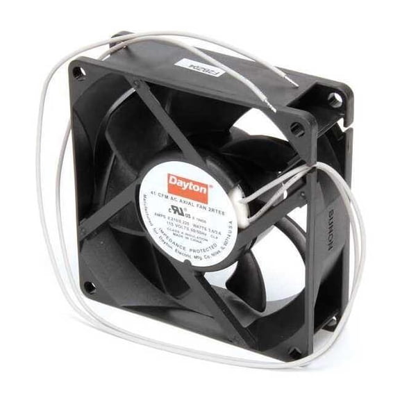 Dayton Axial Fan, Square, 115V AC, 1 Phase, PBT Plastic, 3 1/8 in W. 2RTE8