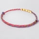 thumbnail image 5 of Pulsera tejida colorida hecha a mano con cuentas de cobre, pulsera ajustable para mujer (colorida), 5 of 8