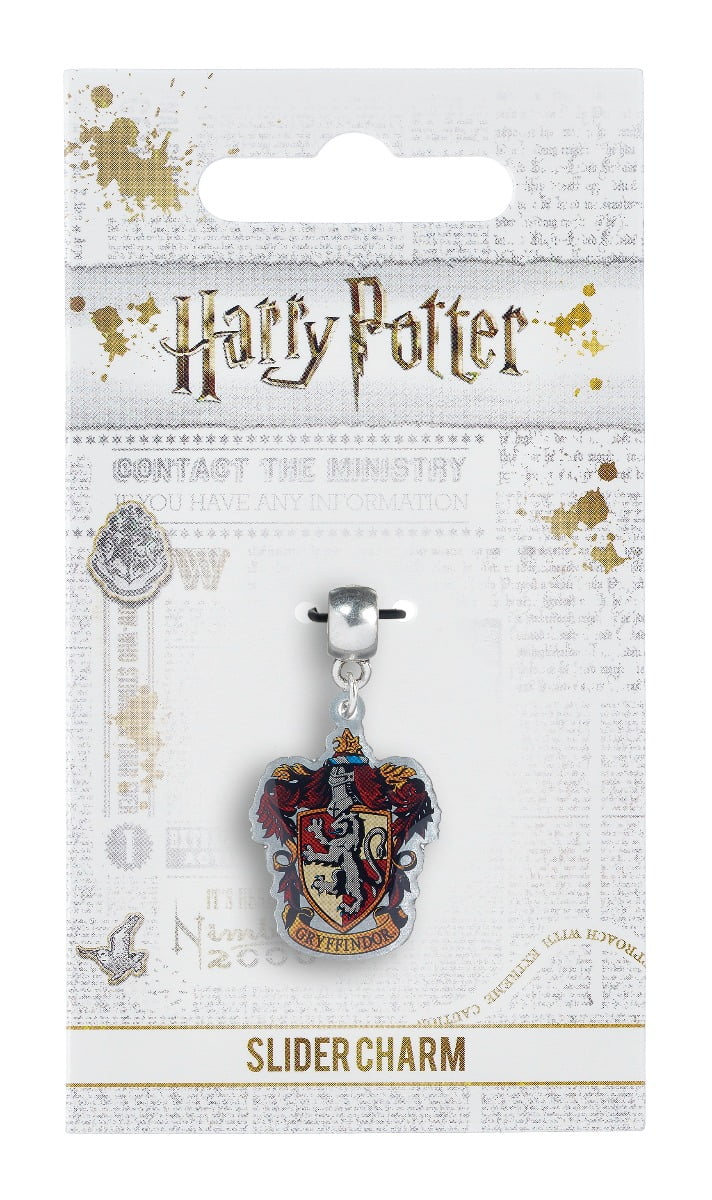 Official Harry Potter Jewellery Gryffindor Crest Slider Charm 