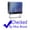 Blue Ink, variant on CHECKED Custom Colop Personalized Teachers Stamp Self Inking Rubber P20 Mini Stamper