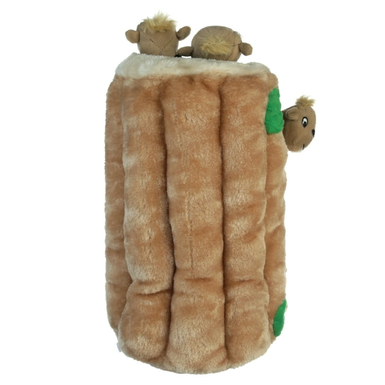 Outward Hound Hide-A-Squirrel Squeaky Puzzle Plush Dog Toy - Hide and Seek  Activity for Dogs XL Squirrel