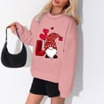 thumbnail image 2 of Chandail à Capuchon pour Femmes à Imprimé de Lettres, Stylé, Confortable, Tenue Décontractée, Doux, à Manches Longues, Chandail à Enfiler, Vêtement de Mode pour Tenue de Tous les Jours, 2 of 3