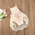 thumbnail image 4 of Bébés Enfants Bébé Romper Dentelle Florale Broderie Combinaison Combinaison Combinaison, 4 of 4