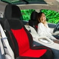thumbnail image 3 of Universal Fit Car Seat Cover – Full Set of Automotive Car Seat Covers, Ultra-Modern Quilted Leatherette Seat Covers, Water-resistant Seat Protector for Cars, Trucks, SUVs and Vans, 3 of 10
