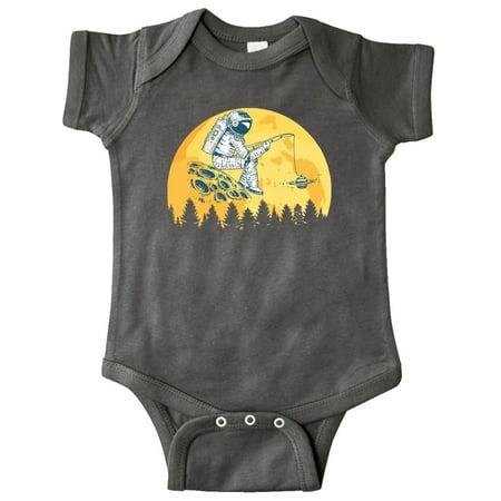 

Inktastic Astronaut Fishing on Moon Gift Baby Boy or Baby Girl Bodysuit