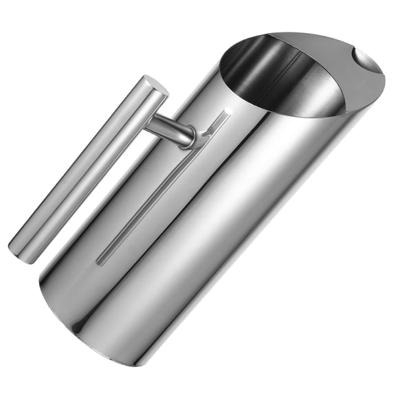 Hemoton Stainless Steel Beverage Pitcher with Handle for Home Use Silver Color 3.5L Capacity
