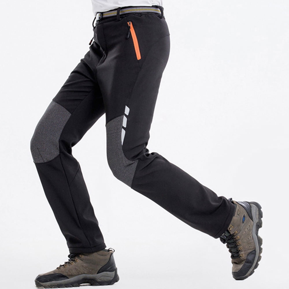 TACVASEN Men's Hiking Pants Quick Dry Lightweight Outdoor Running Climbing Casual Drawstring Jogger Pants with Zipper Pocket 