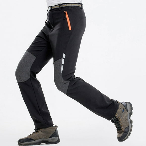 Yeacher Men Hiking Pants Outdoor Climbing Trekking Camping Thin Loose Casual Sports Zipper Pockets Quick Dry Pants Trousers
