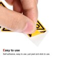 thumbnail image 4 of Uxcell Triangle Beware of The Magnetic Field Warning Sign Self Adhesive 20mm 20Pcs, 4 of 4