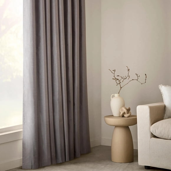 Bouclair Rideau Occultant Pegaze Argenté 52x96 Po (132x244 cm)