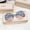 Basket Powder, variant on Women Frameless Polygon Sunglasses Resin Lens Metal Frame Cut Edge Ocean Gradient Tea Shade Stylish Eyewear Stylish