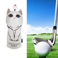 thumbnail image 4 of para La Cabeza de Golf para La Cabeza Del Club Lindo de Cuero de La PU para La Cabeza Del Mazo para La Cabeza para Woods B Numero 3 Macarena Fundas para cabezas de golf, 4 of 7