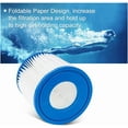 thumbnail image 2 of Keep Pool Or Spa Fresh Compatible Inflatable Hot Tub SaluSpa Filter Cartridge Clean And Clear Water For Bestway Type I 58381 Filtration Pump, Easy-to-Clean Ultimate Filtration System (2PCS), 2 of 5