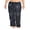 Black, variant on Women's Halloween Lounge Pants Spider Web Print Elastic Waist Drawstring Pajama Bottoms
