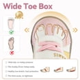 thumbnail image 6 of TARANIS Baby Toddler Retro Sneakers with Gum Sole, Lightweight Non-Slip Walking Shoes for Girls, 6 of 7