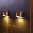 thumbnail image 4 of Lámpara 10pc blanco cálido 4 luces LED solares de escalera de pared impermeable para seguridad Ndcxsfigh Para estrenar, 4 of 7