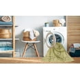 thumbnail image 2 of Ahgly Company Machine Washable Indoor Round Transitional Sun Yellow Area Rugs, 5' Round, 2 of 7