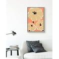 thumbnail image 5 of PixonSign Framed Canvas Print Wall Art Tan & Orange Flower Print Nature Wilderness Illustrations Modern Art Contemporary Colorful Multicolor for Living Room, Bedroom, Office - 16x24 White, 5 of 5