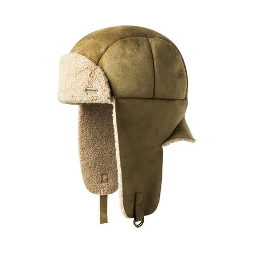 kangol men's faux shearling aviator hat 