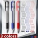 thumbnail image 3 of Juego de bolígrafos de Gel Kawaii para estudiantes, suministros de oficina, papelería escolar, Color negro, azul y rojo, 0,5mm, 75 unidades, 3 of 4