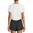thumbnail image 2 of PSK Collective Short Sleeve Crop Pullover Relaxed Fit T-Shirt (Women's) 1 Pack, 2 of 5