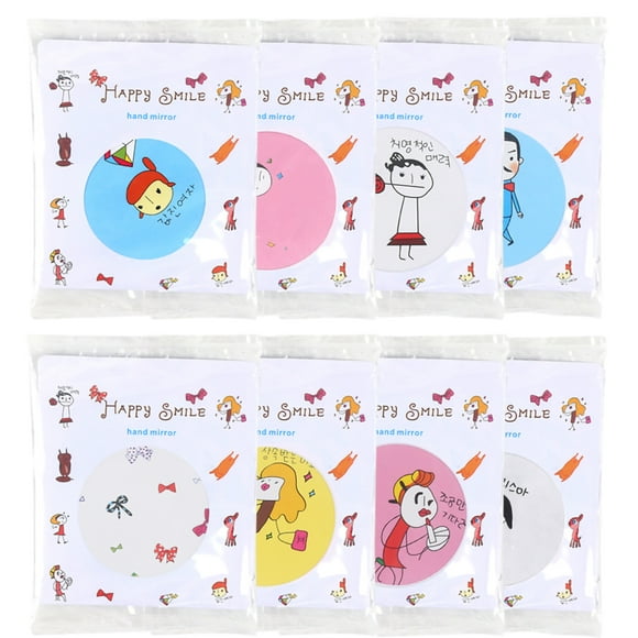 Cute Mini Mirror,Compact Mirror Cartoon Mini Cartoon Mini Portable Mirror Cosmetic Products Smart Functionality