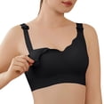 thumbnail image 2 of Bixock Nursing Bras for Breastfeeding Seamless Ultra Comfort Maternity Bra Jelly Bra Breathable Lingerie Wear for Daily Postpartum Pregnant Wear, 2 of 7