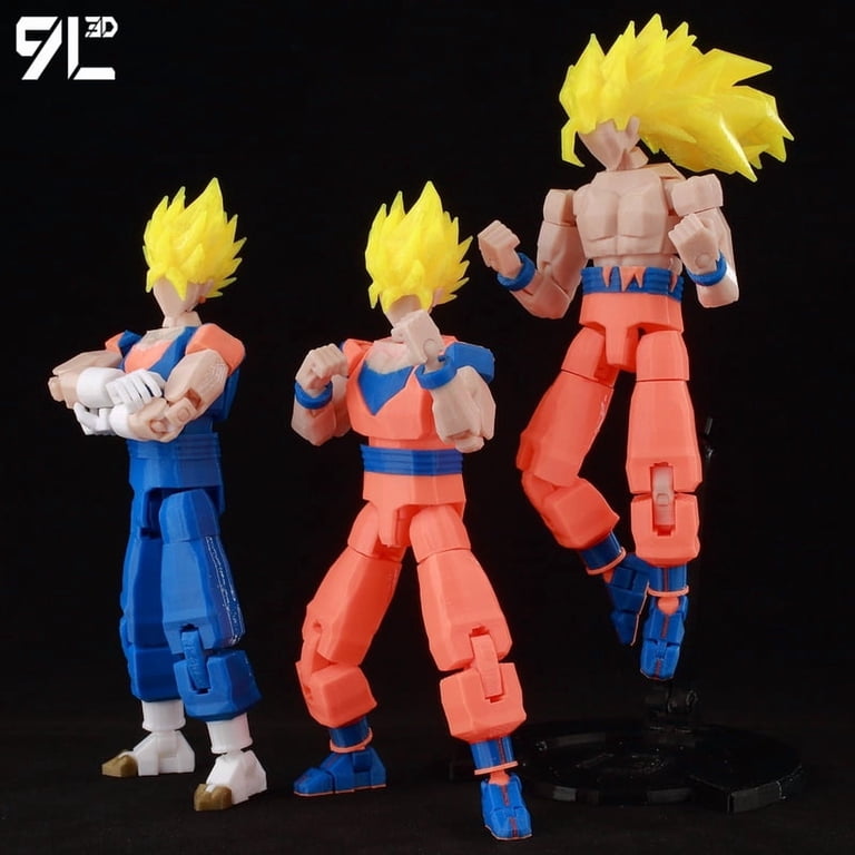 9L3D Printed Dragon Ball Son Goku Vegeta ​ Beerus Frieza Anime