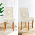 thumbnail image 3 of Yayeee 4 Pack Dining Chair Covers Stretch Parson Chairs Slipcovers Seat Protector, Sunshine, 3 of 6