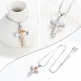thumbnail image 6 of Rose Cross Cremation Jewelry for Ashes Urn Necklace Lockets for Human Ashes Pet Ashes Holder Necklace Memorial Jewelry, 6 of 6